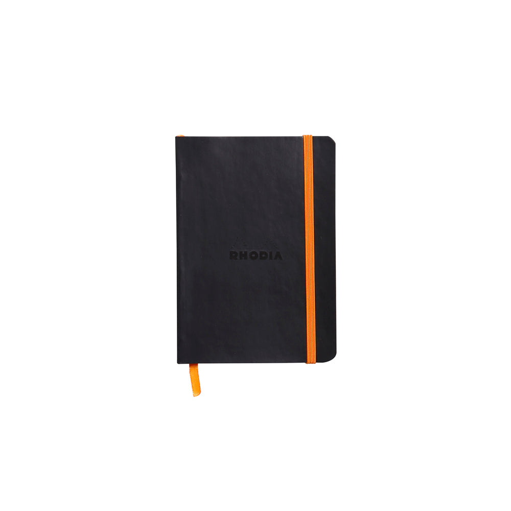 Rhodiarama Classic Softcover Notebook A6 Dot Grid Black