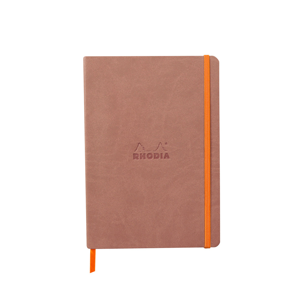 Rhodiarama Classic Softcover Notebook A5 Lined Rosewood