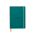 Rhodiarama Classic Softcover Notebook A5 Lined Peacock