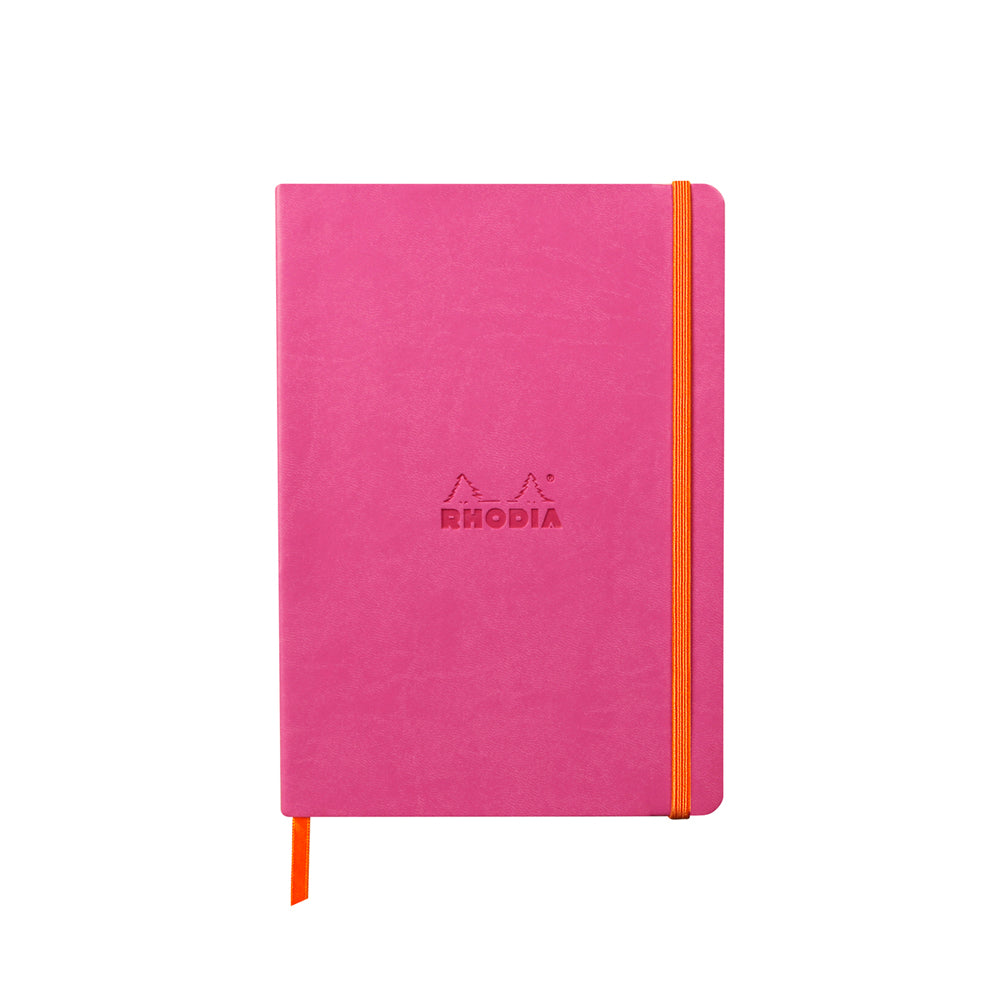 Rhodiarama Classic Softcover Notebook A5 Lined Fuchsia