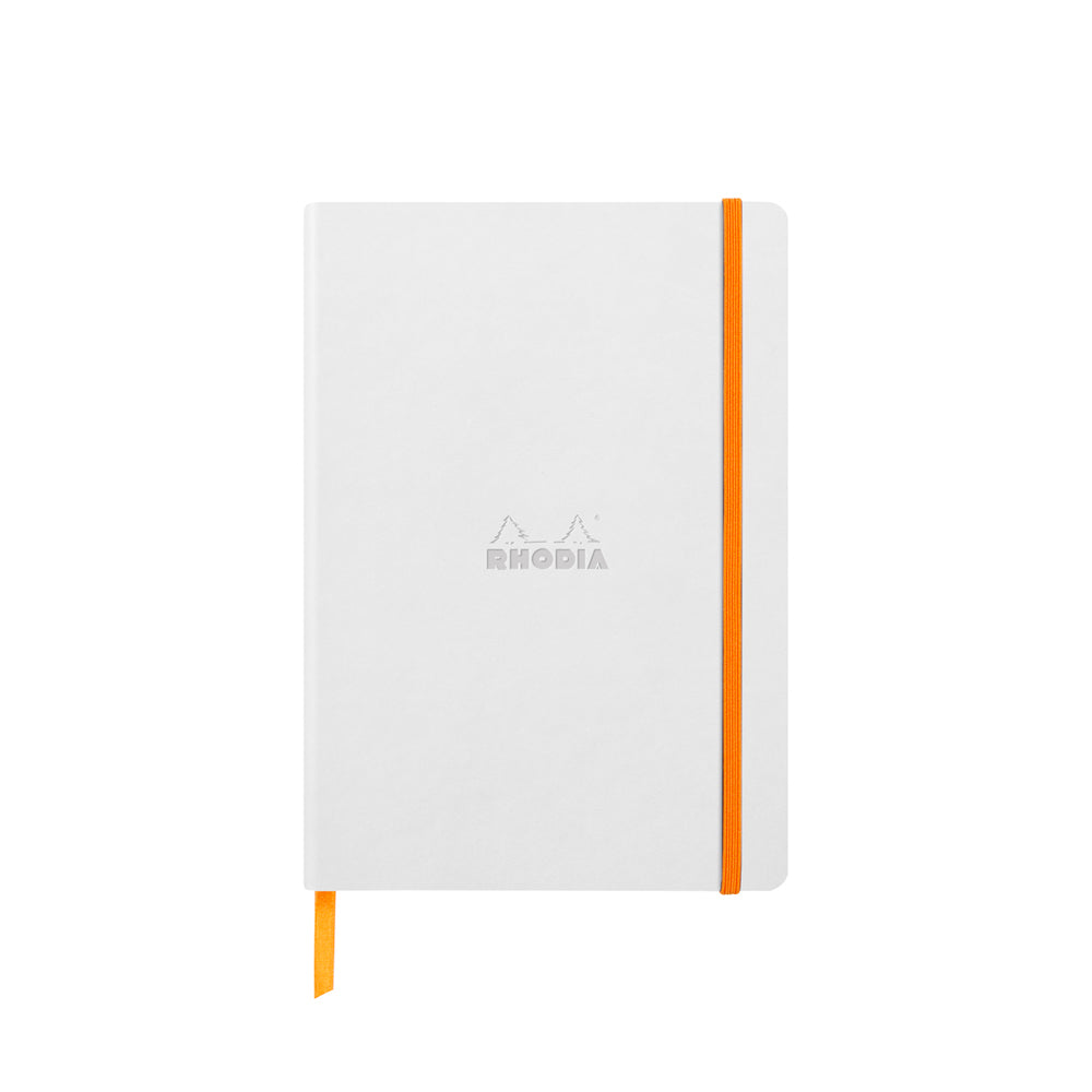 Rhodiarama Classic Softcover Notebook A5 Lined White