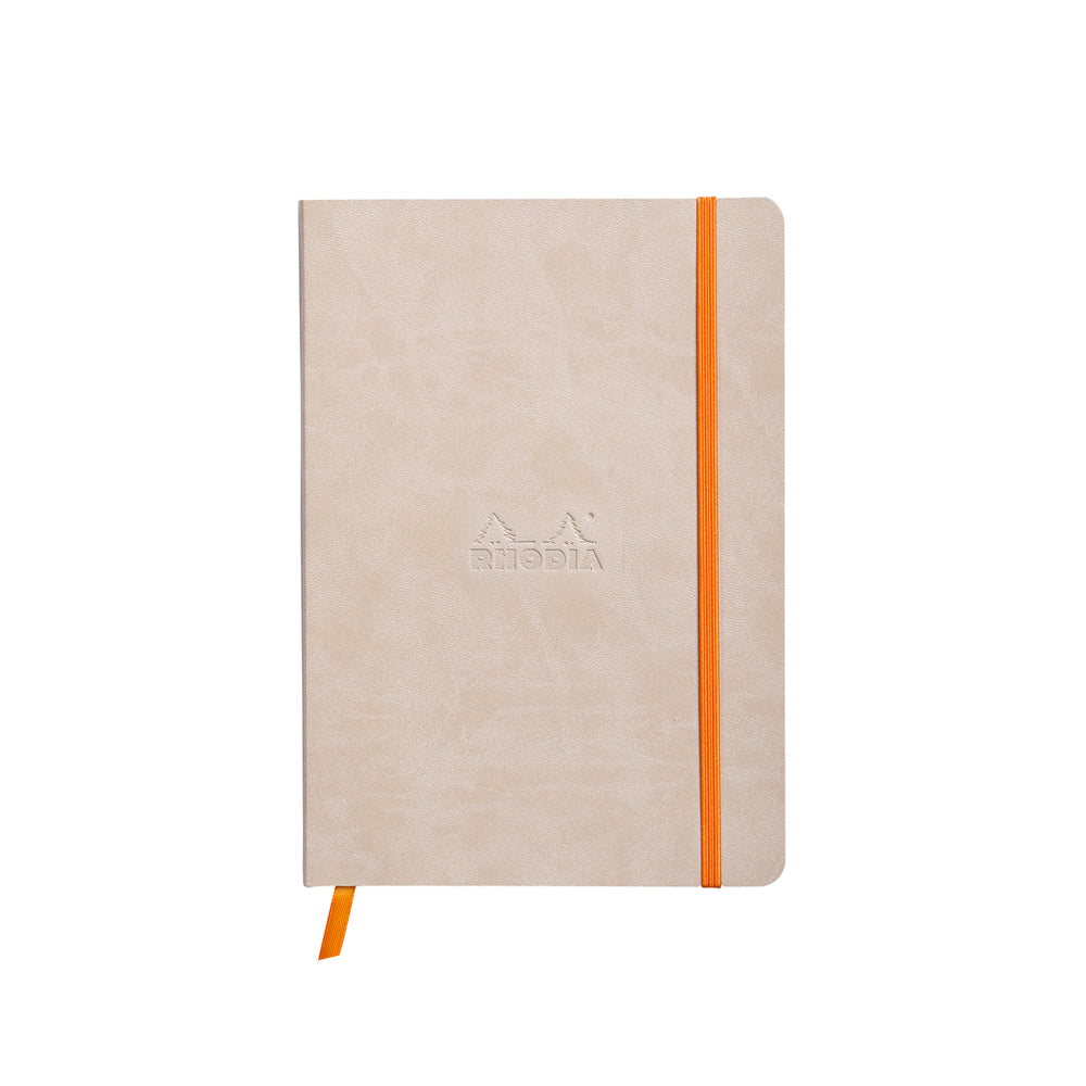Rhodiarama Classic Softcover Notebook A5 Lined Beige