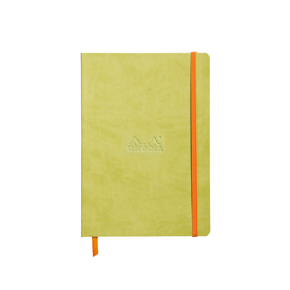 Rhodiarama Classic Softcover Notebook A5 Lined Anise Green