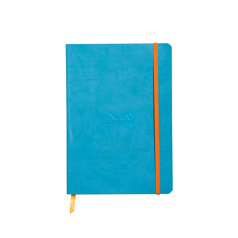 Rhodiarama Classic Softcover Notebook A5 Lined Turquoise