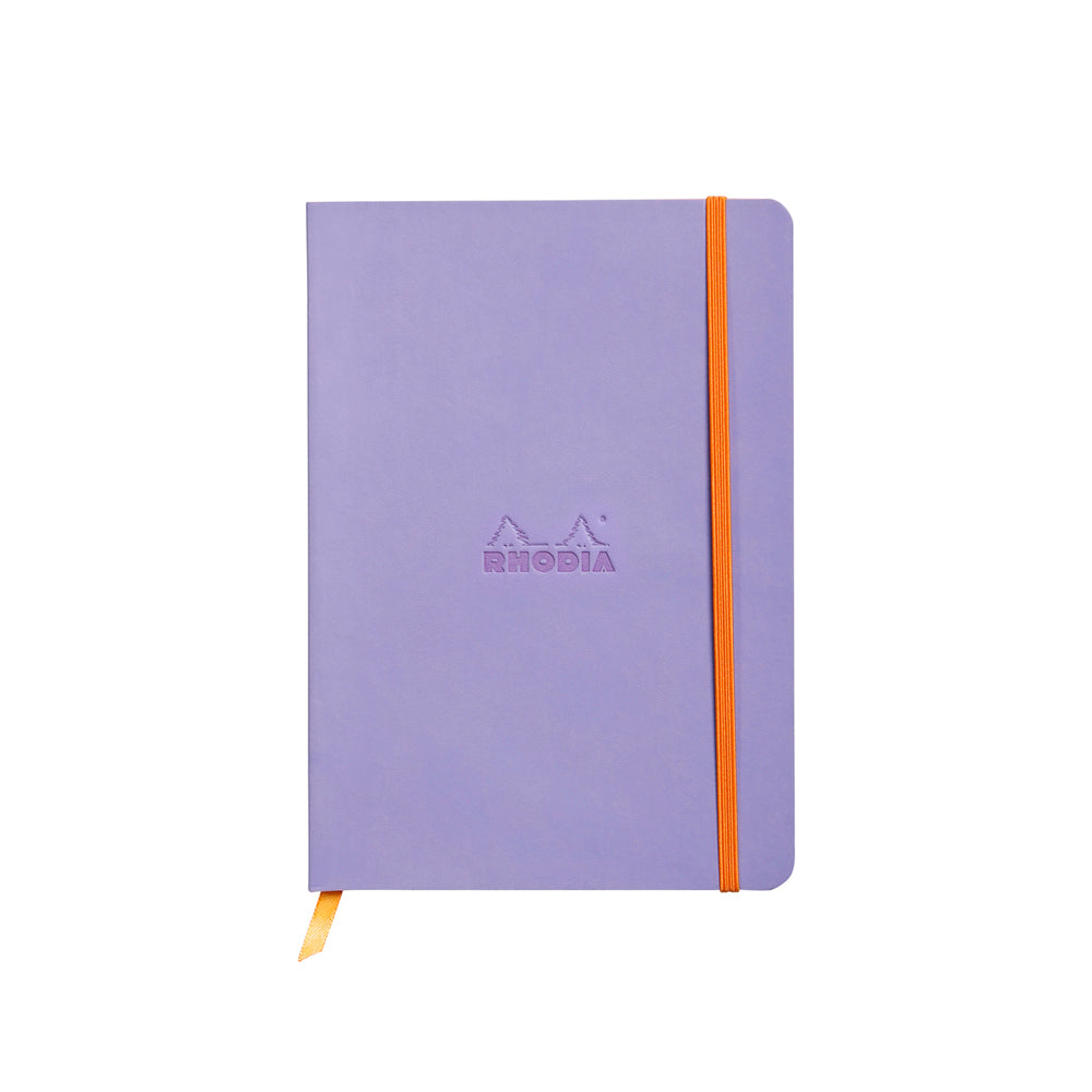 Rhodiarama Classic Softcover Notebook A5 Lined Iris Purple