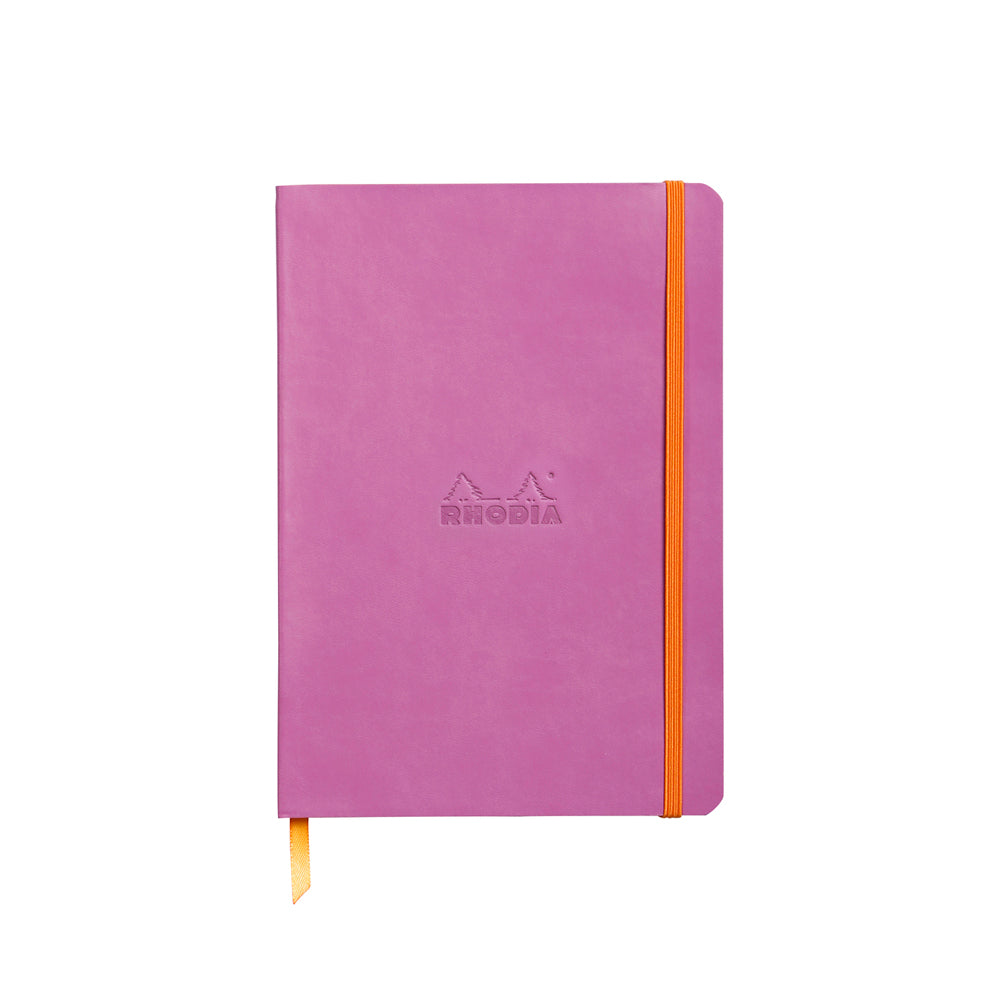 Rhodiarama Classic Softcover Notebook A5 Lined Lilac