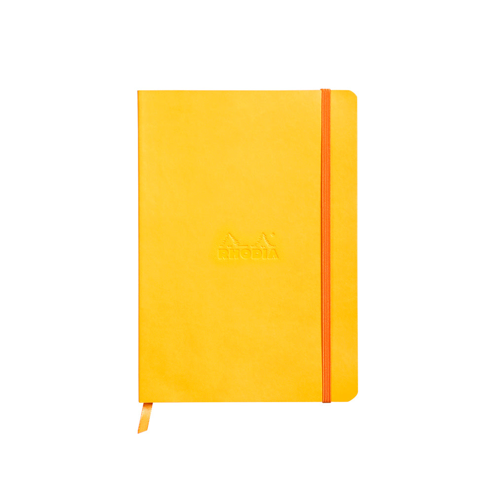 Rhodiarama Classic Softcover Notebook A5 Lined Daffodil Yellow