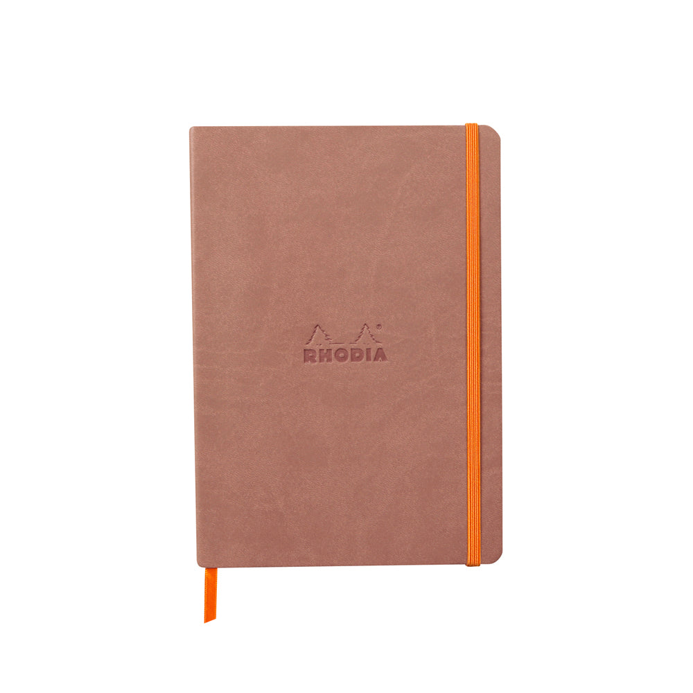 Rhodiarama Classic Softcover Notebook A5 Dot Grid Rosewood