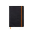 Rhodiarama Classic Softcover Notebook A5 Dot Grid Black