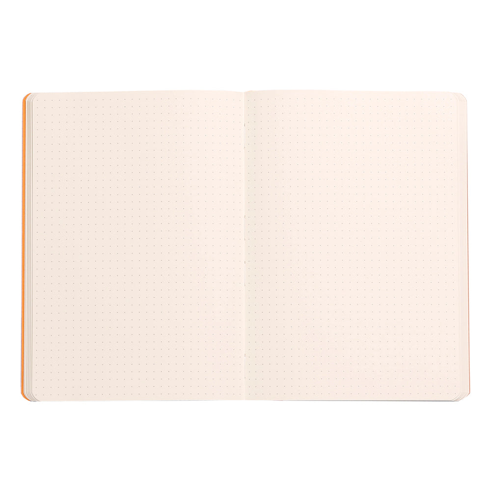 Rhodiarama Classic Softcover Notebook A5 Dot Grid Black