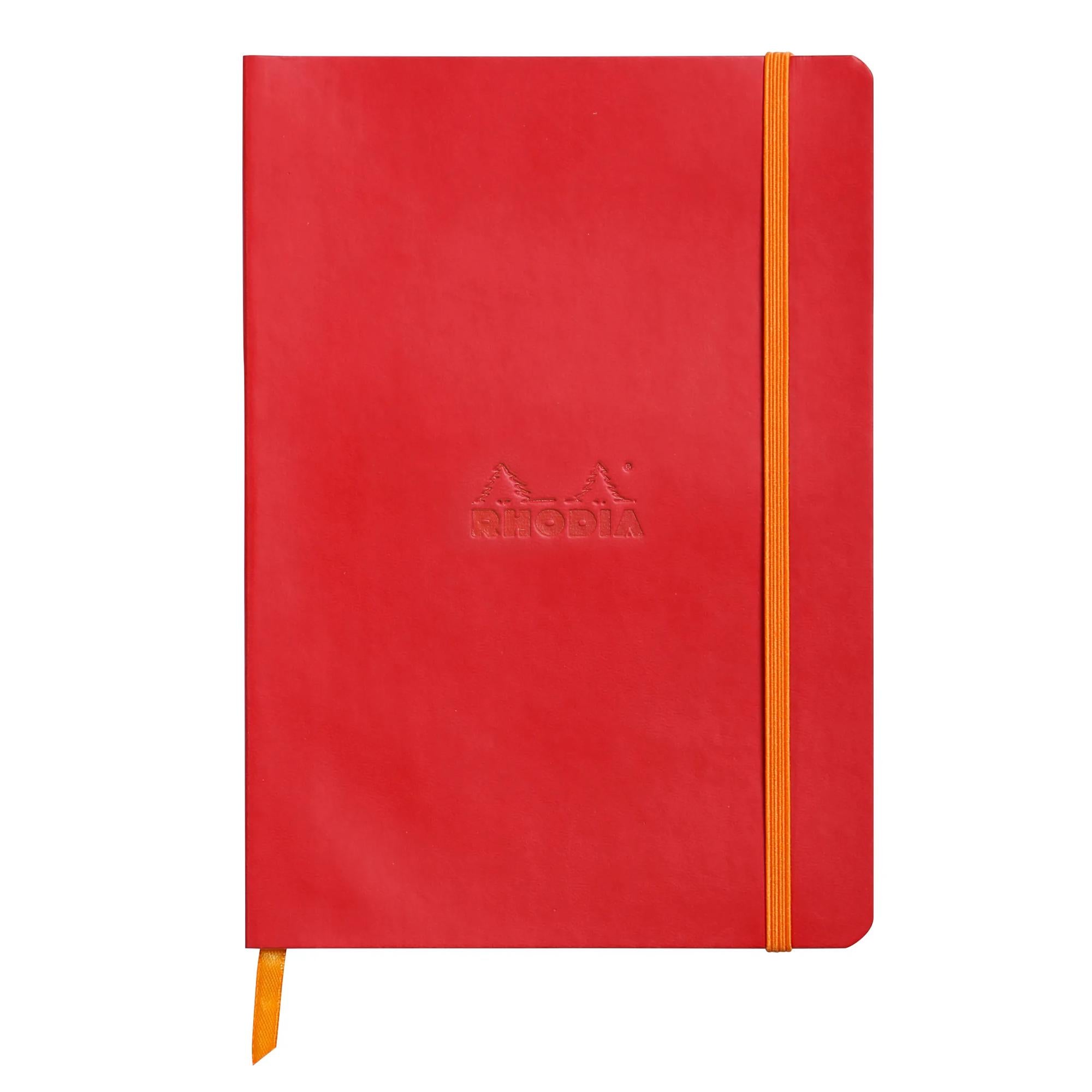 Rhodiarama Softcover Notebook A5 Dot Grid Poppy Red