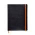 Rhodiarama Classic Softcover Notebook B5 Lined Black
