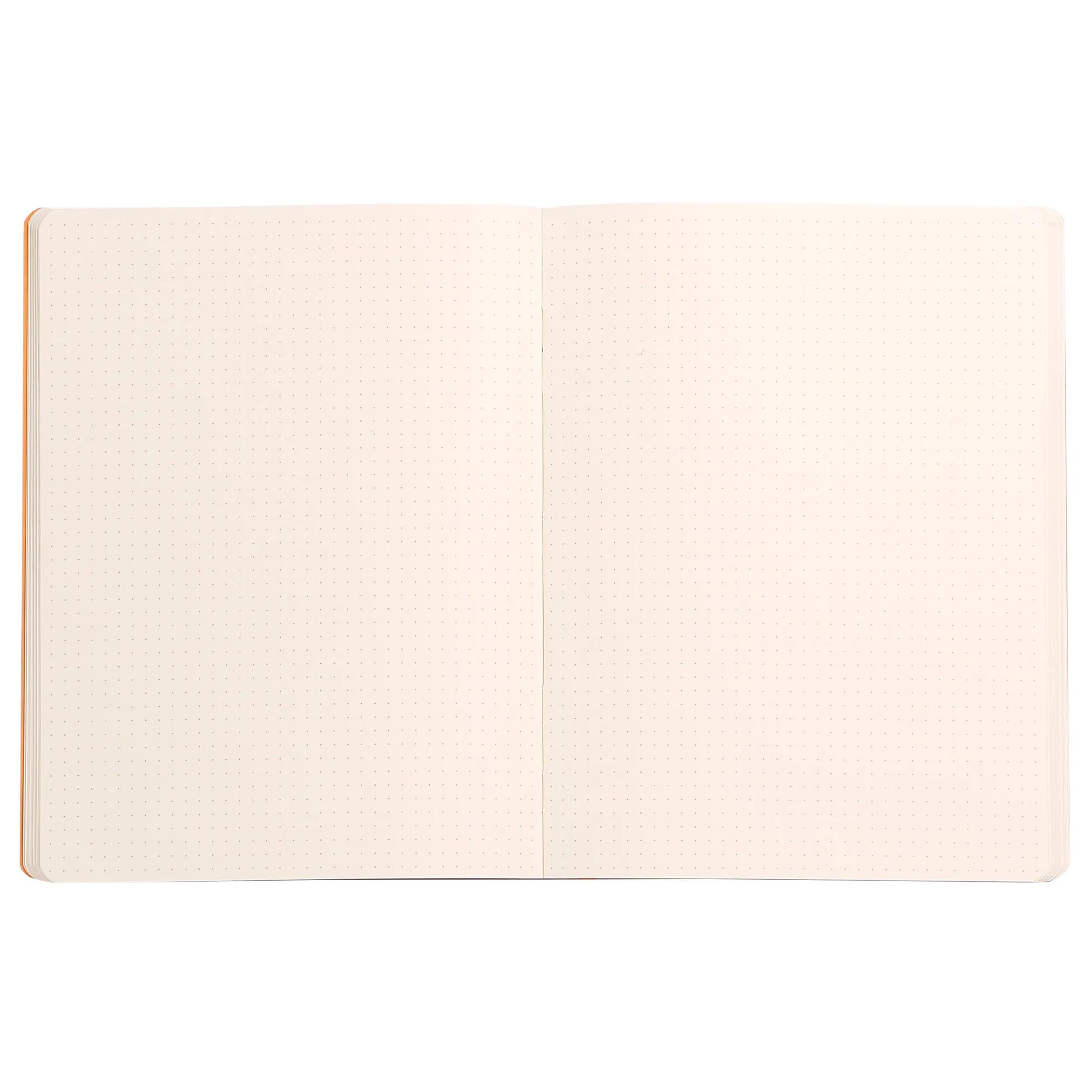 Rhodiarama Classic Softcover Notebook B5 Dot Grid Black