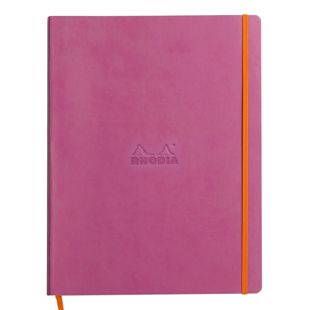 Rhodiarama Classic Softcover Notebook A4+ Lined Lilac