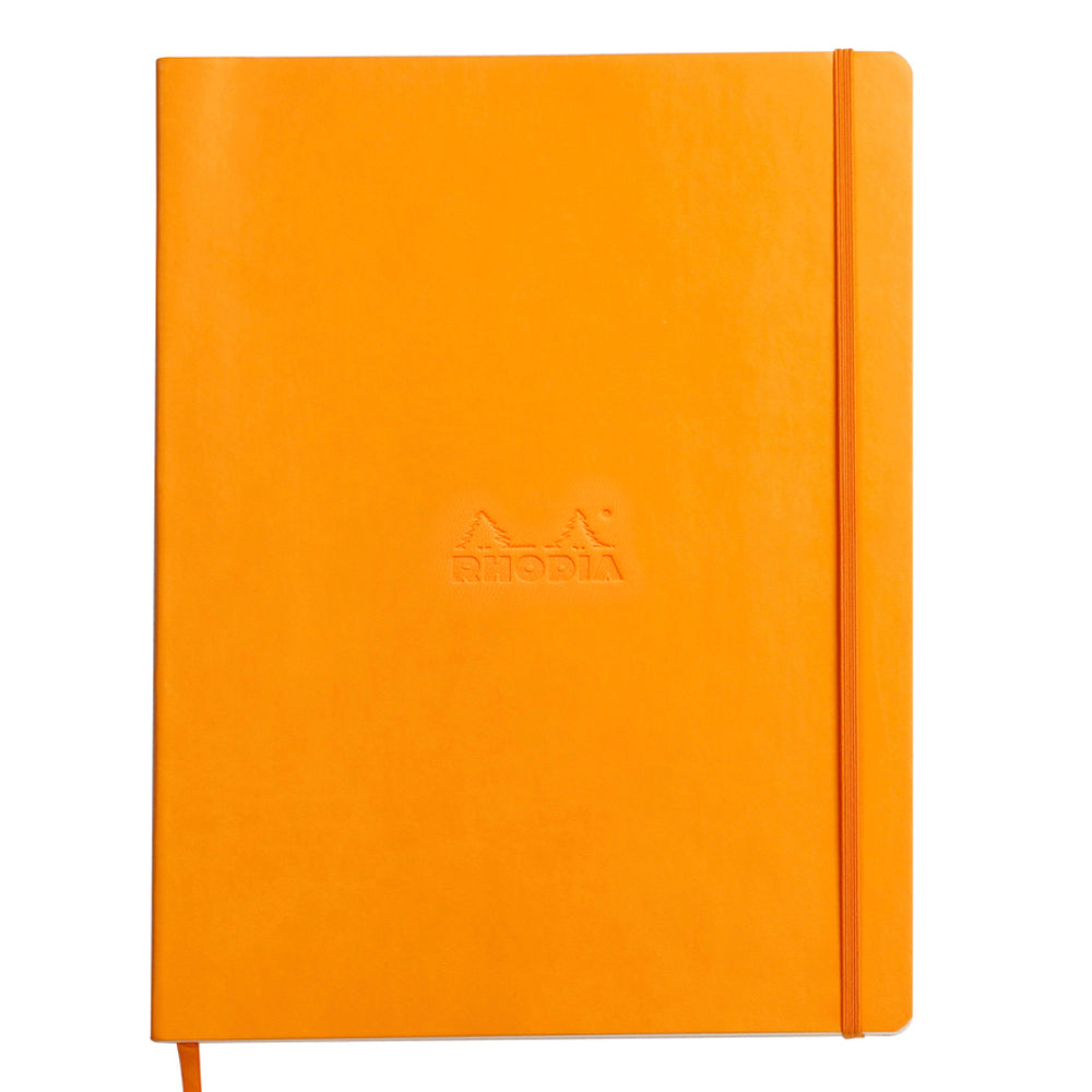 Rhodiarama Classic Softcover Notebook A4+ Lined Orange