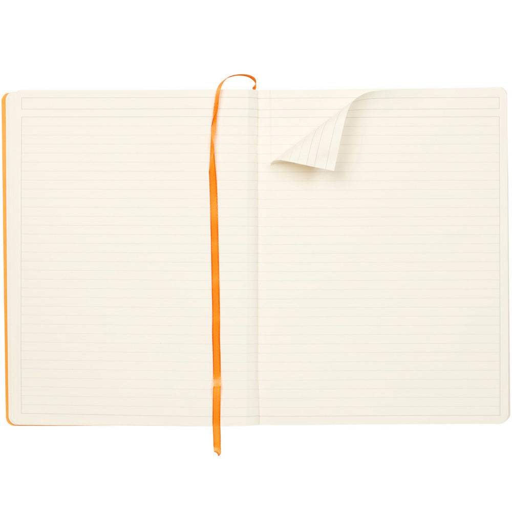 Rhodiarama Classic Softcover Notebook A4+ Lined Orange