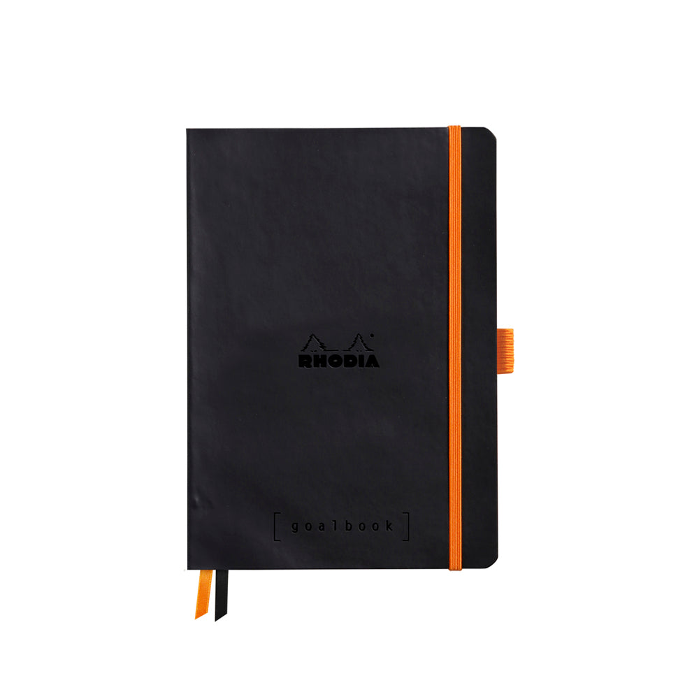 Rhodiarama Goalbook Softcover Bullet Journal A5 Dot Grid Black