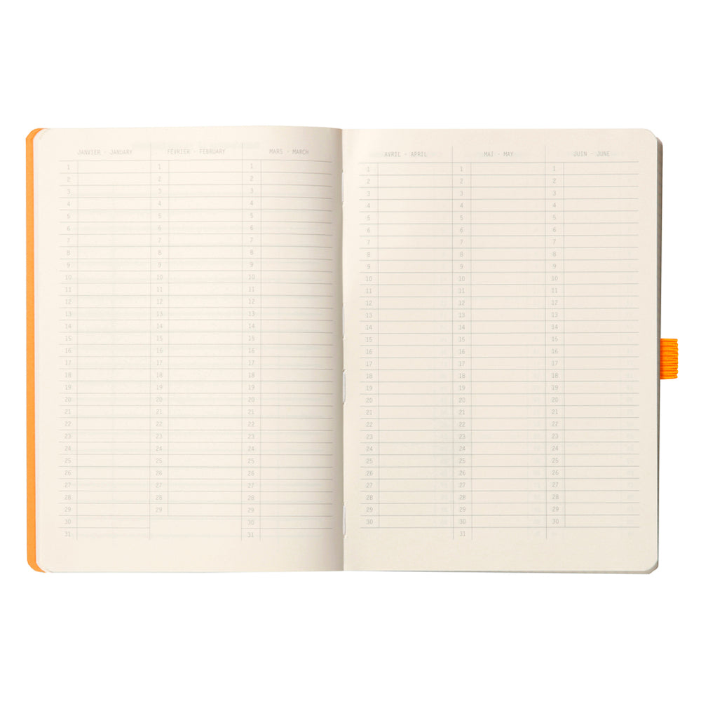 Rhodiarama Goalbook Softcover Bullet Journal A5 Dot Grid Black