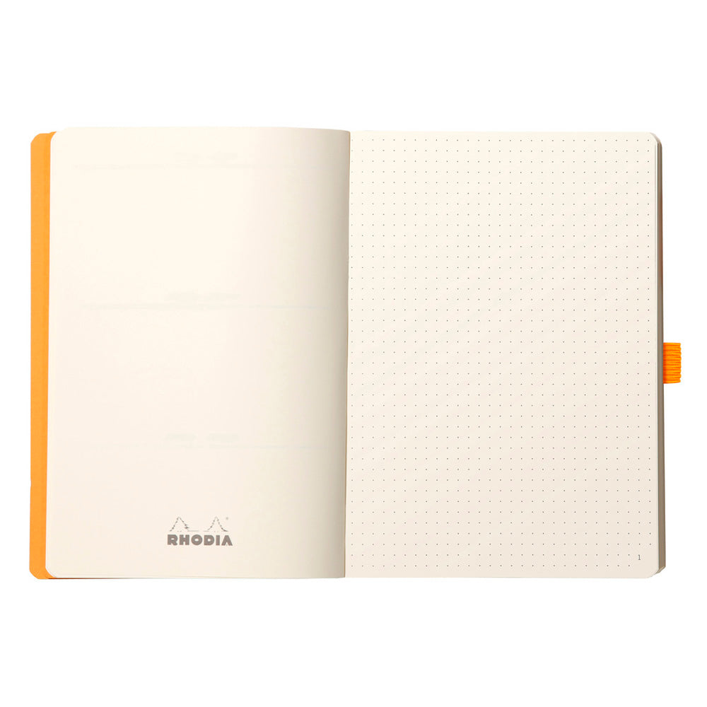 Rhodiarama Goalbook Softcover Bullet Journal A5 Dot Grid Black