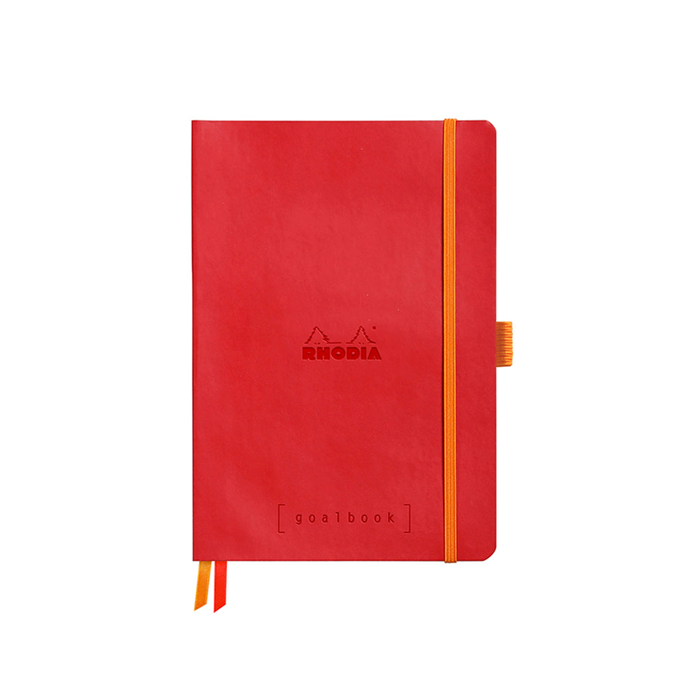 Rhodiarama Goalbook Softcover Bullet Journal A5 Dot Grid Poppy Red
