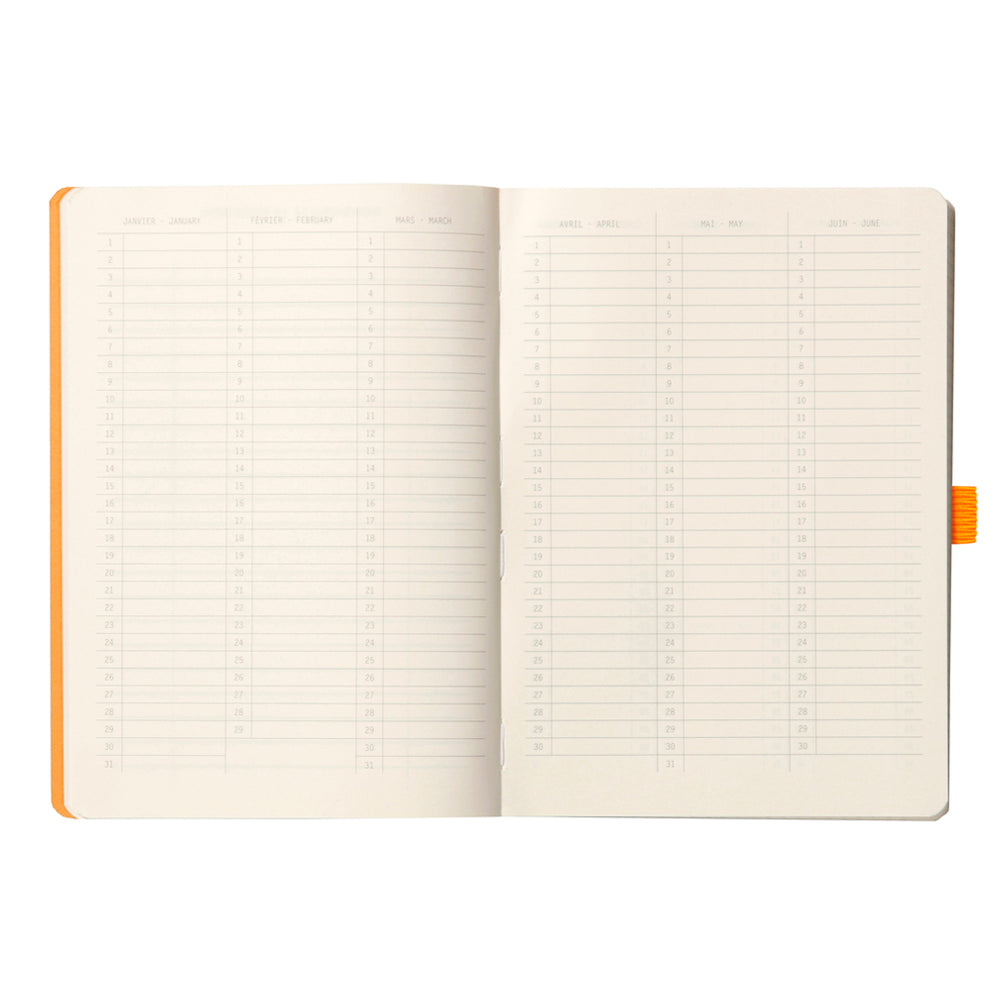 Rhodiarama Goalbook Softcover Bullet Journal A5 Grid Black
