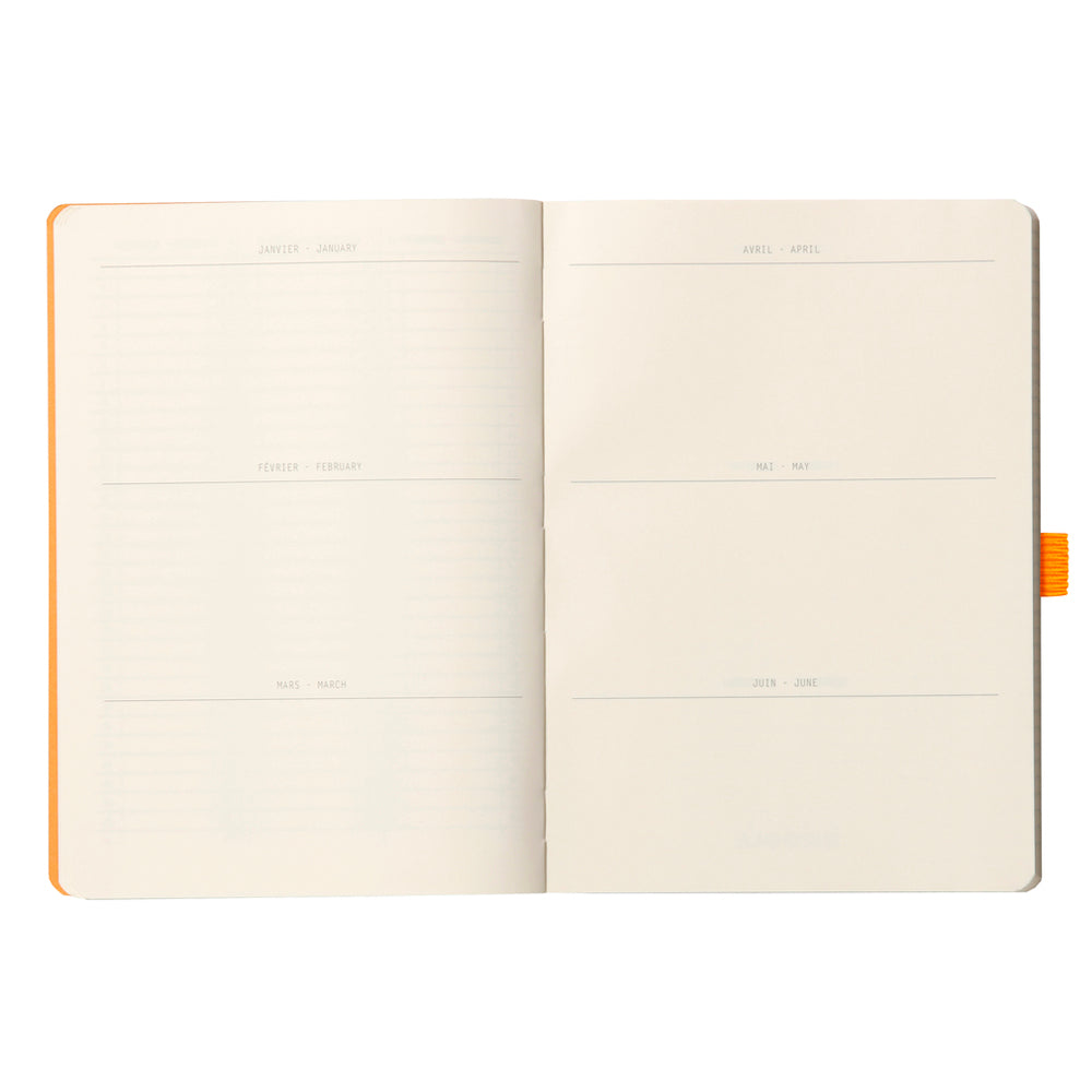 Rhodiarama Goalbook Softcover Bullet Journal A5 Grid Black