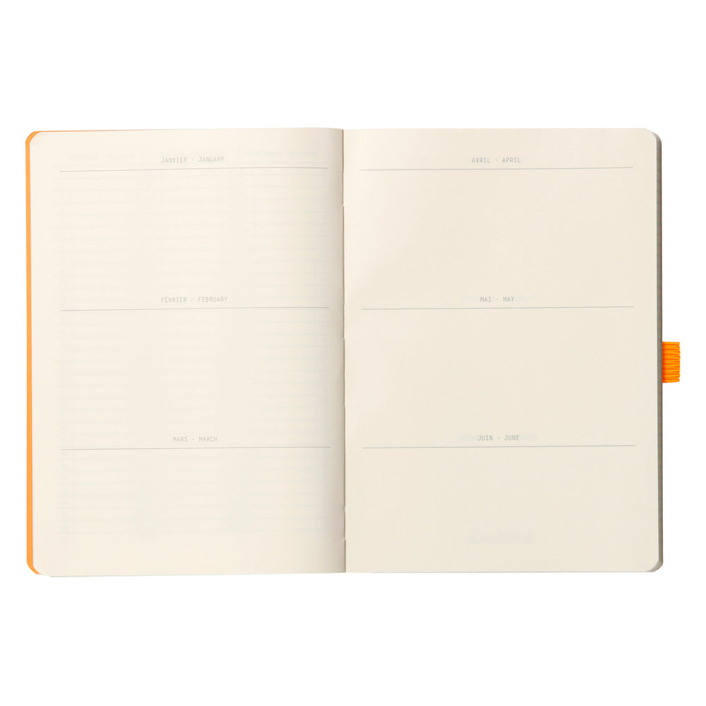 Rhodiarama Goalbook Softcover Bullet Journal A5 Dot Grid Rose Smoke