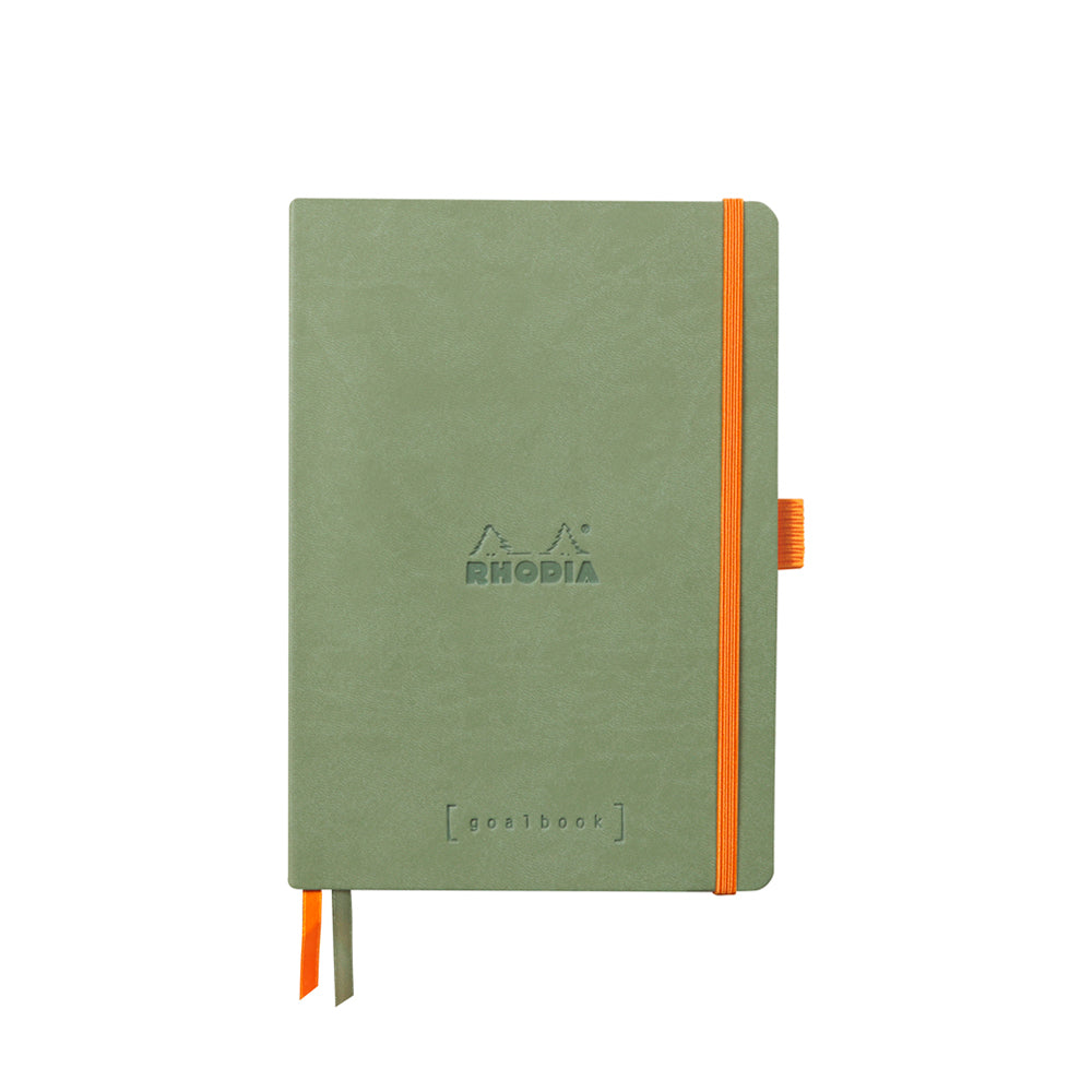 Rhodiarama Goalbook Softcover Bullet Journal A5 Dot Grid Celadon Green