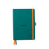 Rhodiarama Goalbook Softcover Bullet Journal A5 Dot Grid Peacock