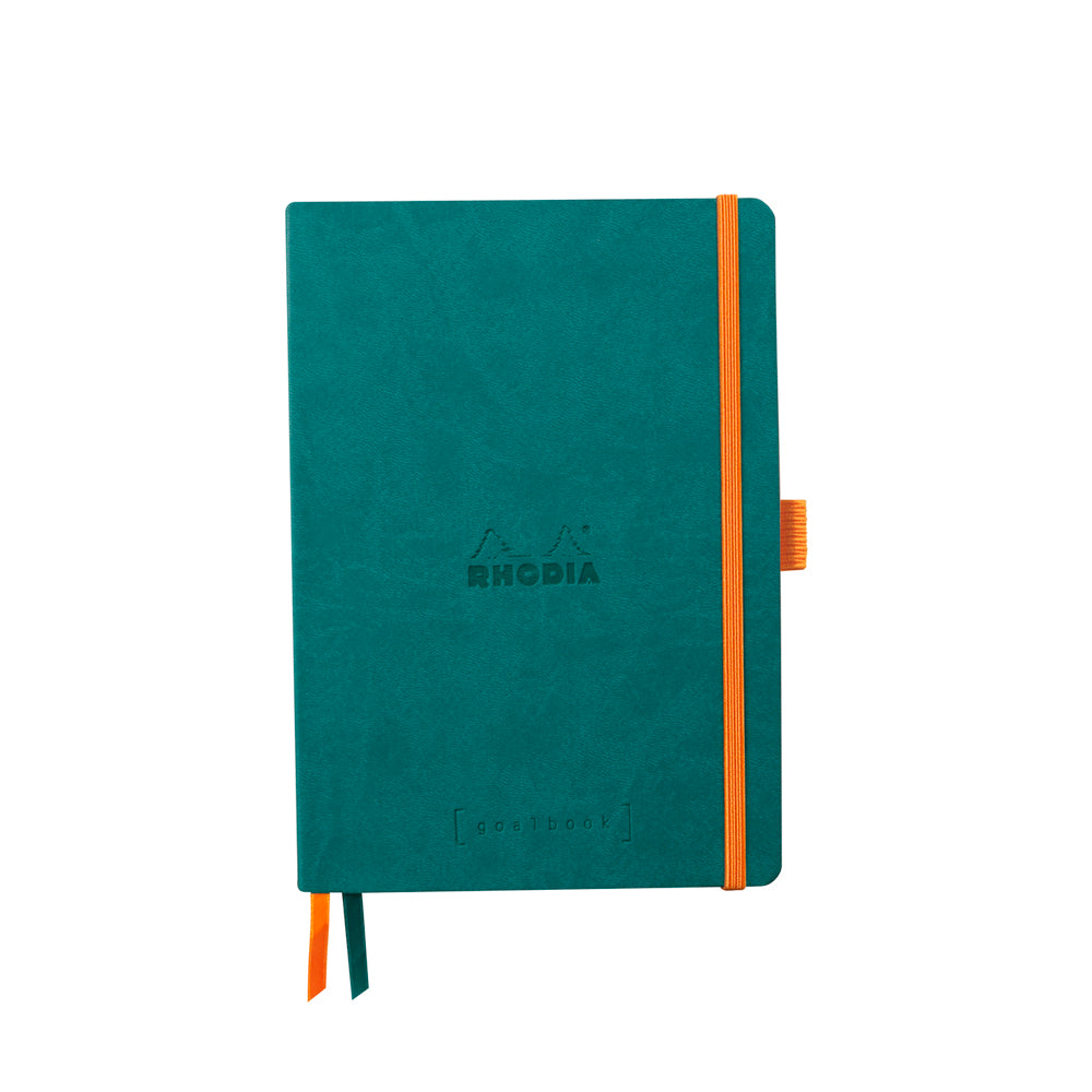 Rhodiarama Goalbook Softcover Bullet Journal A5 Dot Grid Peacock