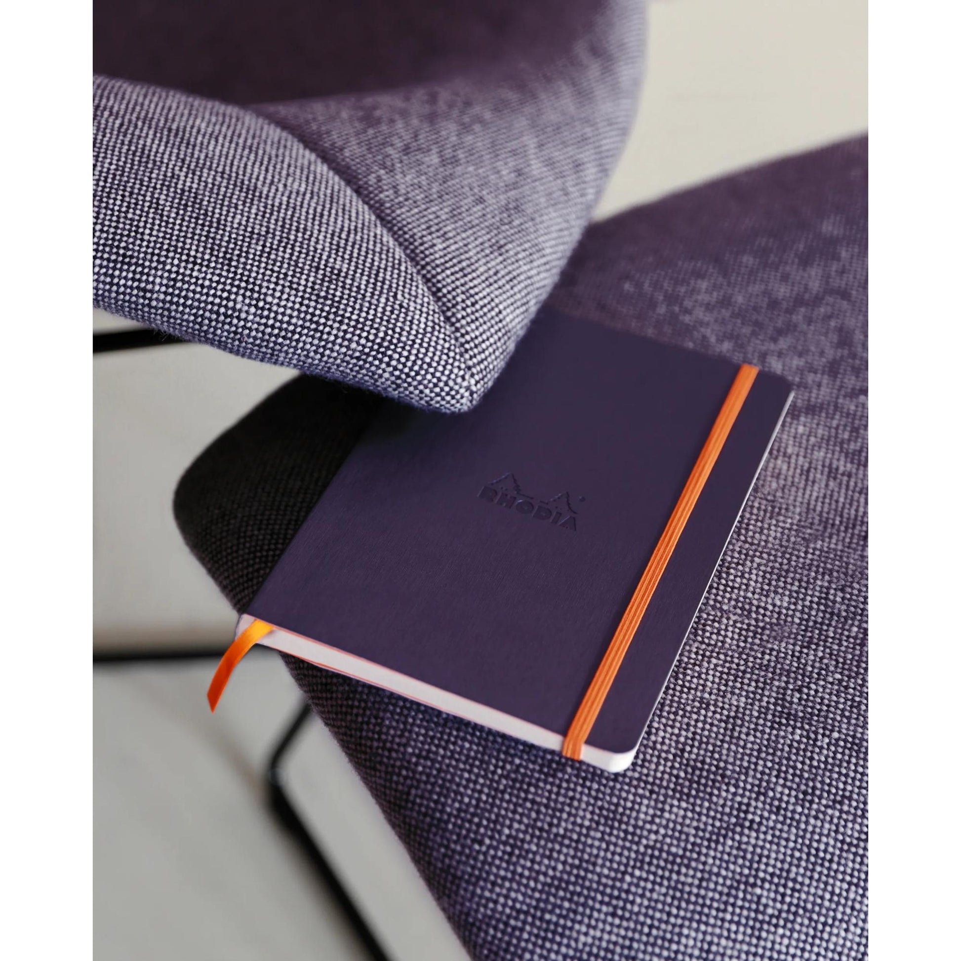 Rhodiarama Notebook Softcover A5 Lined Eggplant Purple