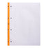 Rhodia Side Stapled Notepad With 4 Holes A4+ Grid Orange
