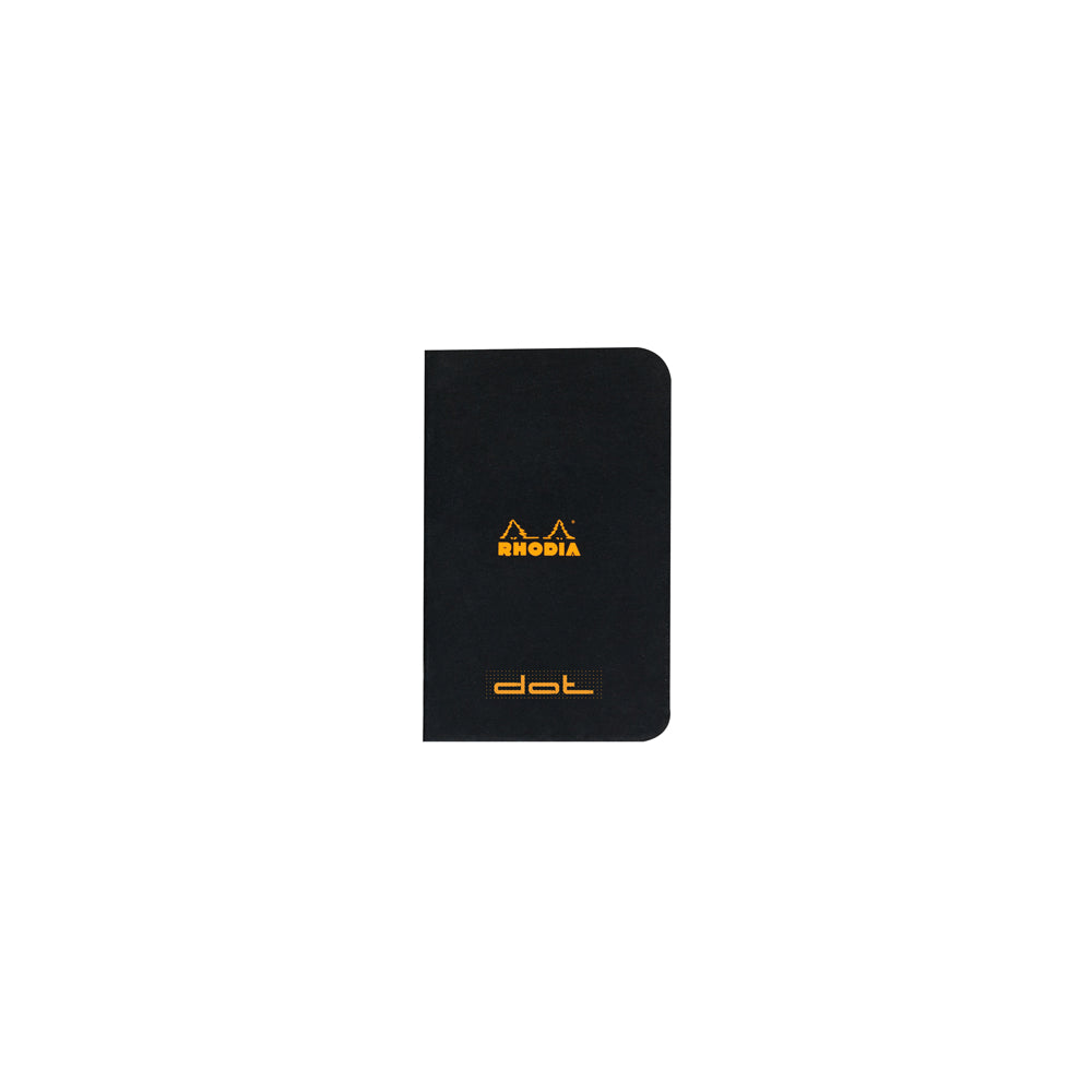 Rhodia Cahier Notebook A7 Dot Grid Black