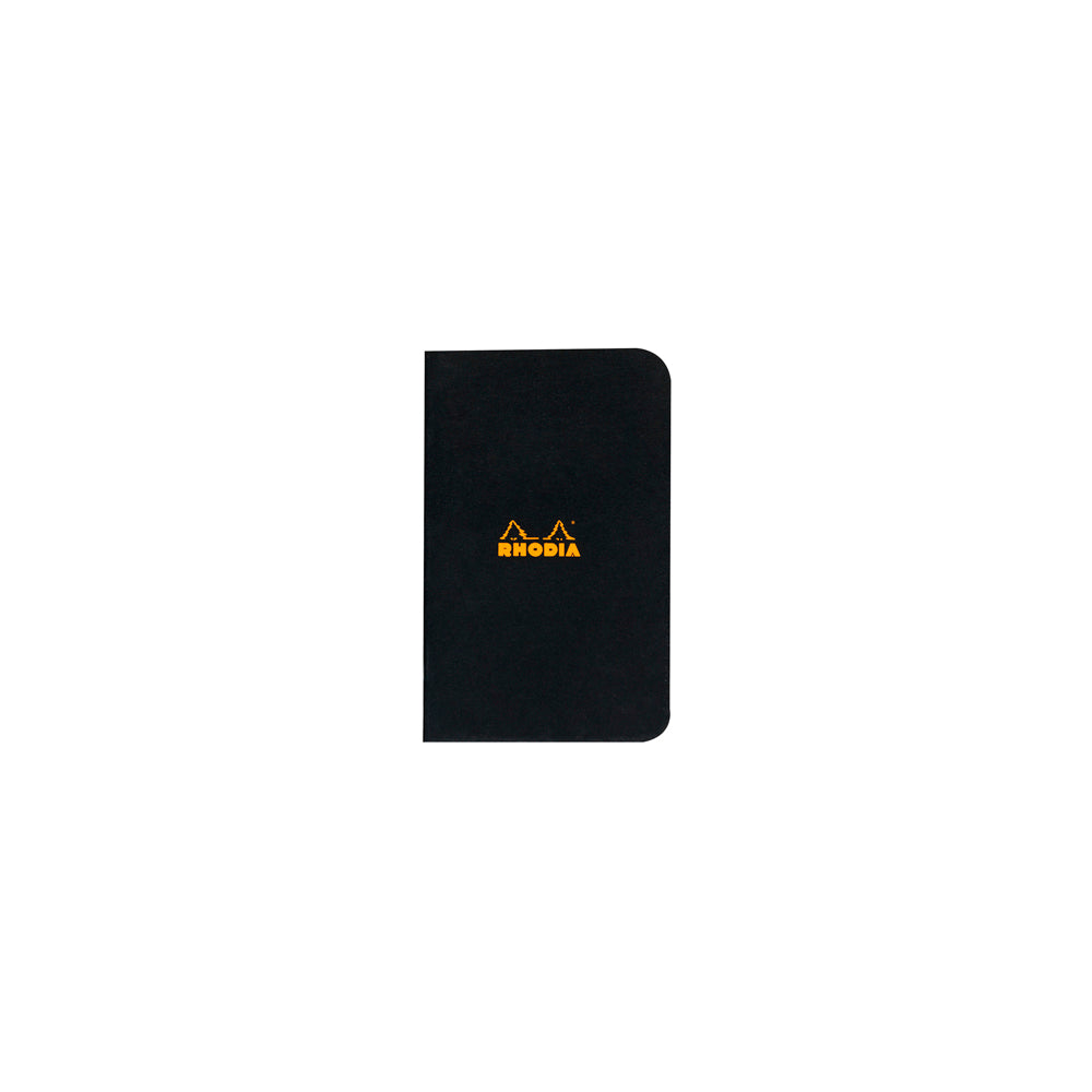Rhodia Cahier Notebook A7 Grid Black
