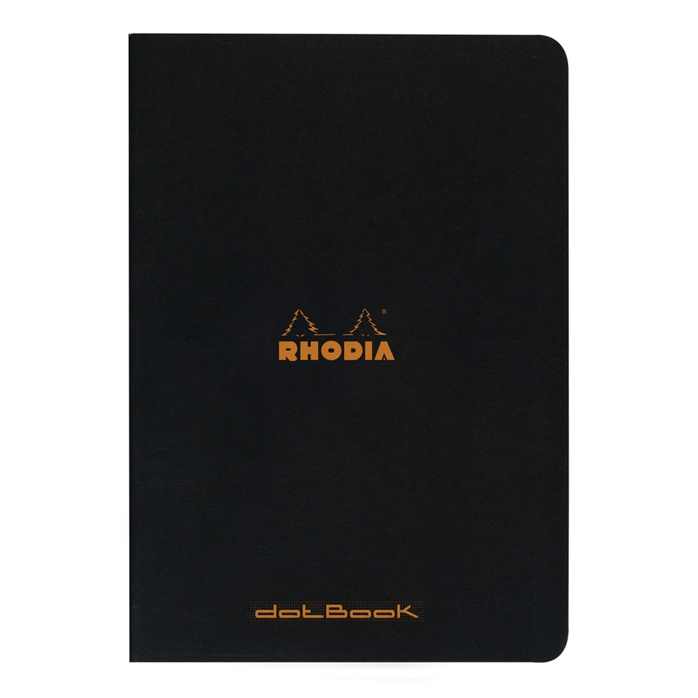 Rhodia Cahier Notebook A4 Dot Grid Black