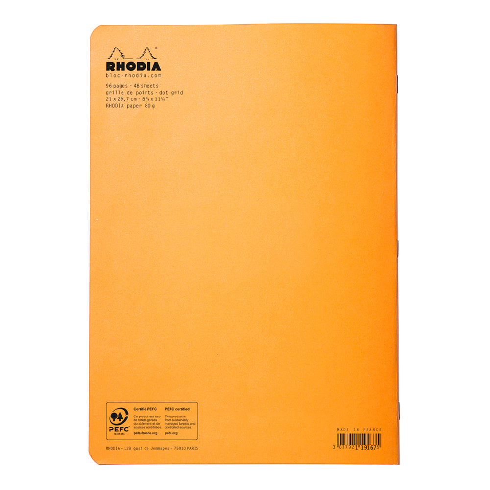 Rhodia Cahier Notebook A4 Dot Grid Orange