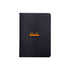 Rhodia Cahier Notebook A5 Lined Black