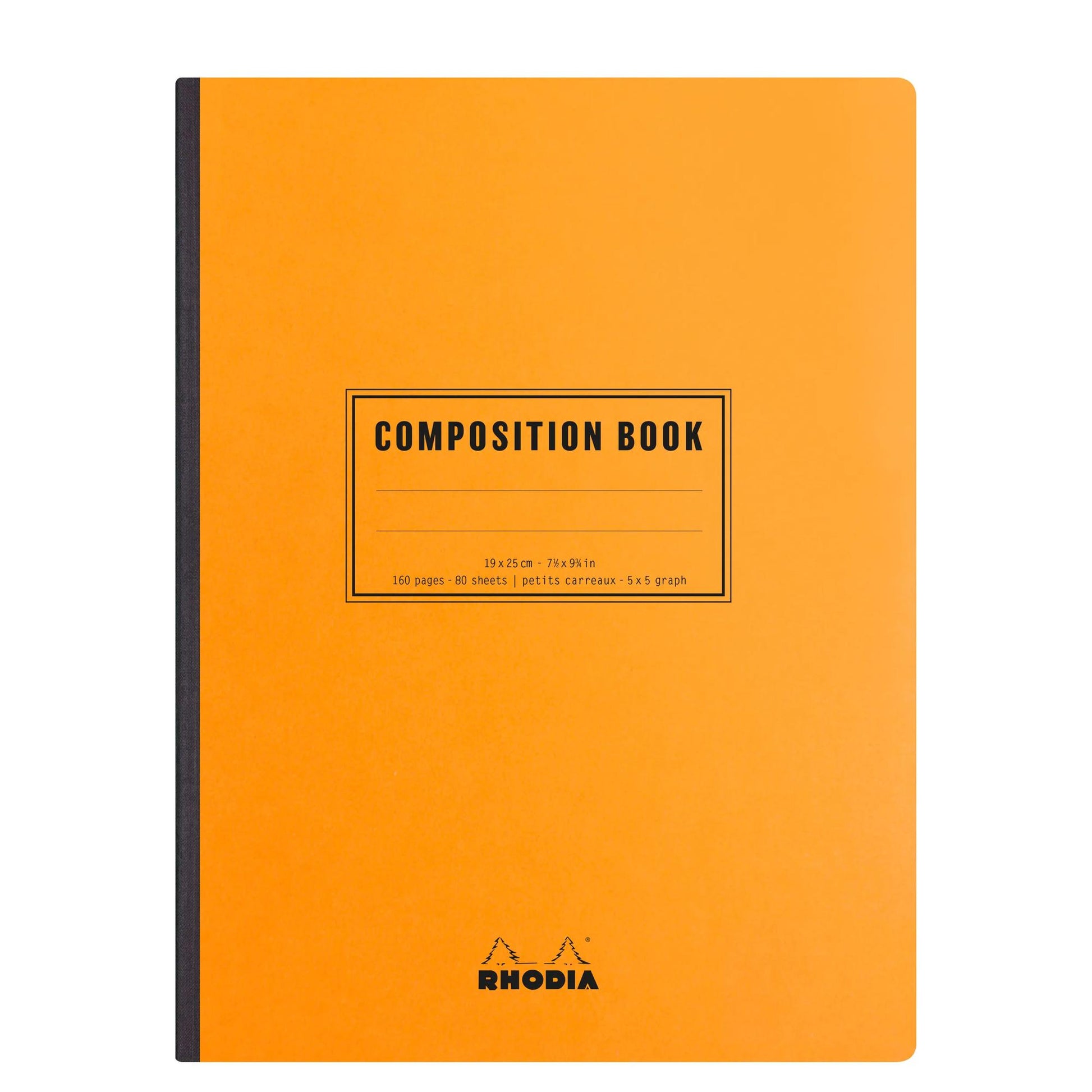 Rhodia Composition Book B5 Grid Orange