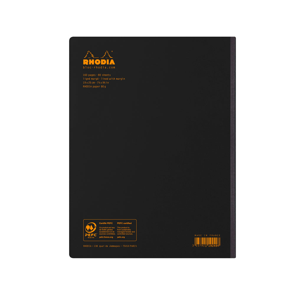 Rhodia Composition Book B5 Lined Black