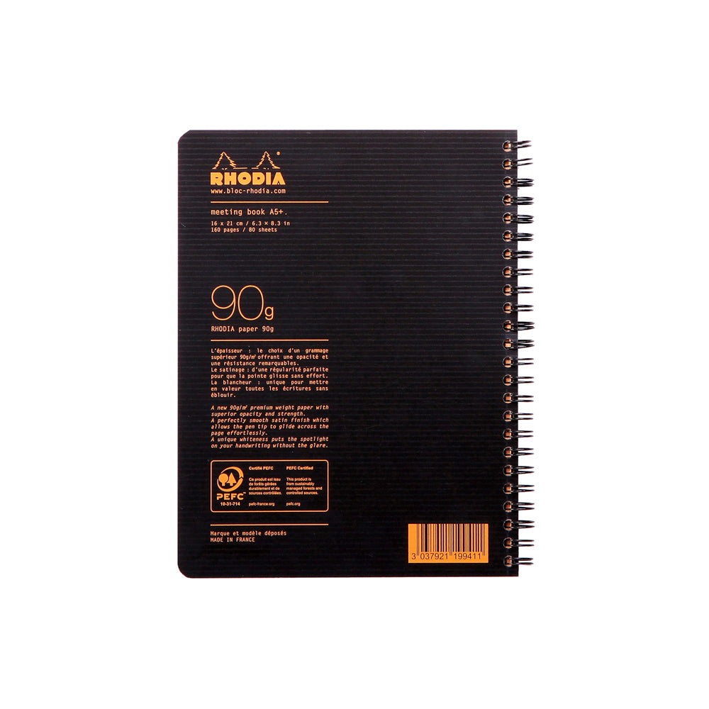 Rhodiactive Wirebound Meeting Book A5+
