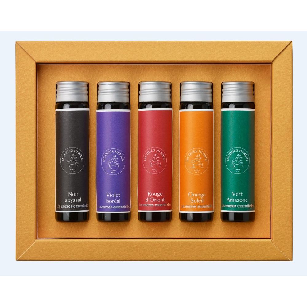 Jacques Herbin Prestige Essentials Writing Inks Gift Set Solaris