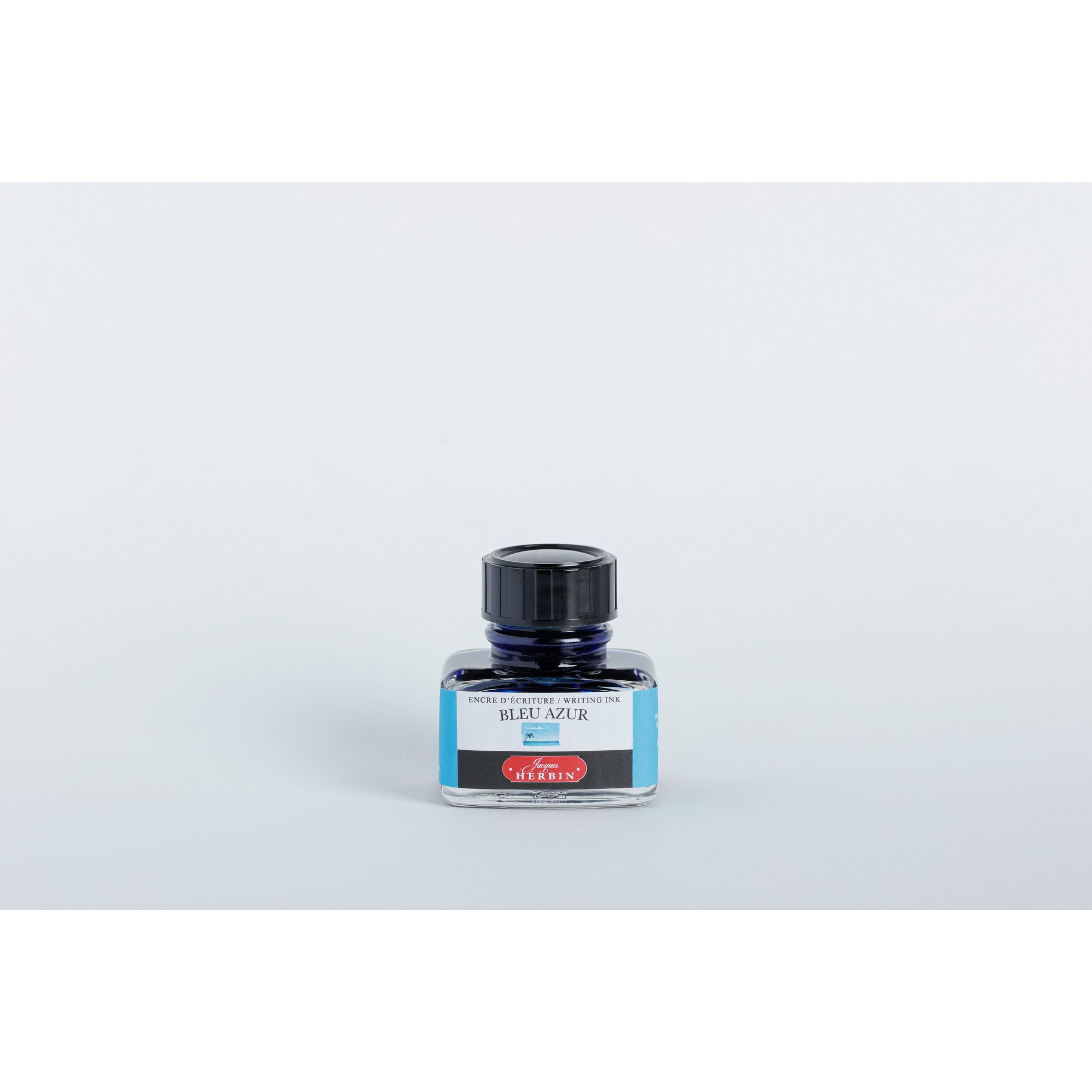 Jacques Herbin La Perle des Encres Writing Ink 30 mL Bleu Azur (Azure Blue)