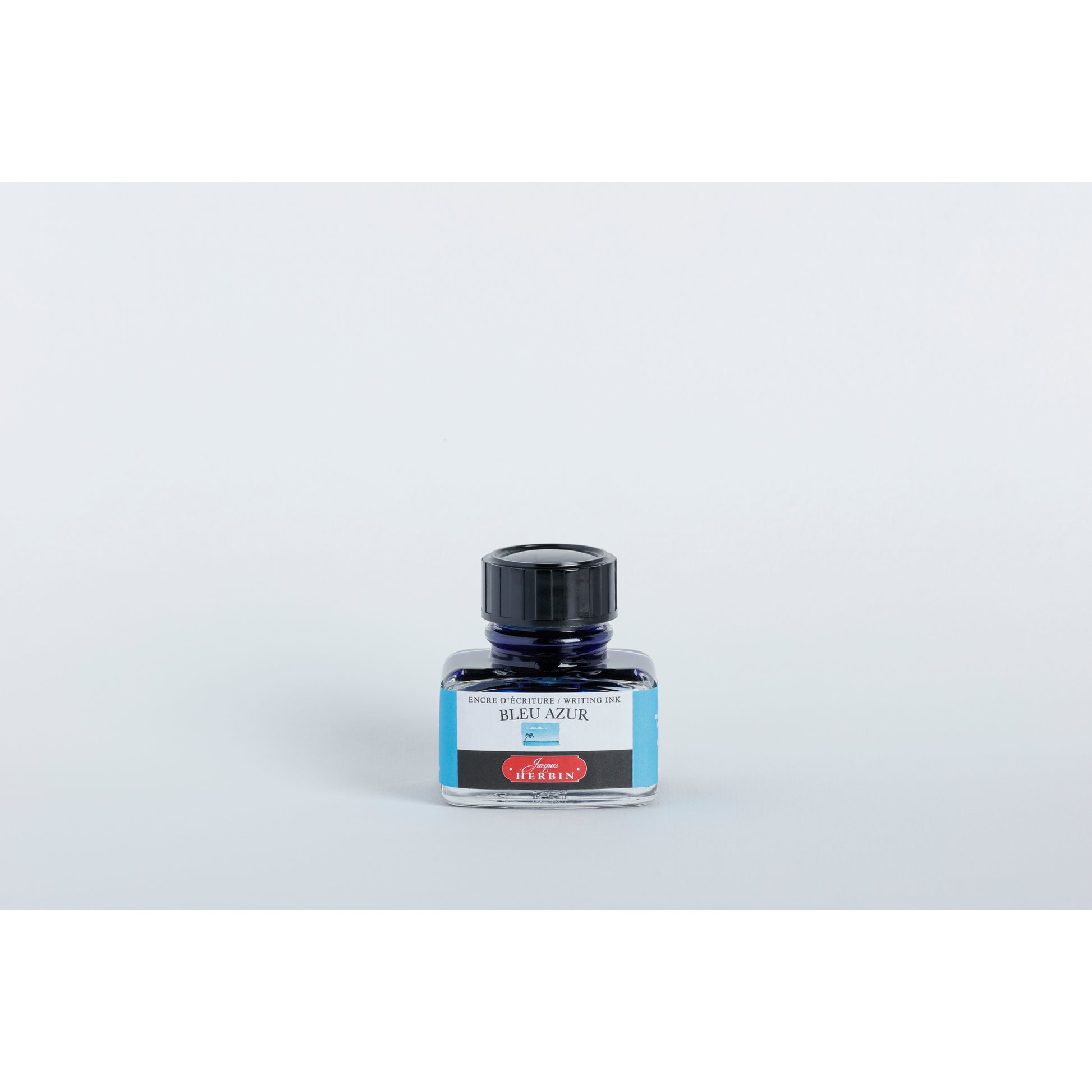 Jacques Herbin La Perle des Encres Writing Ink 30 mL Bleu Azur (Azure Blue)