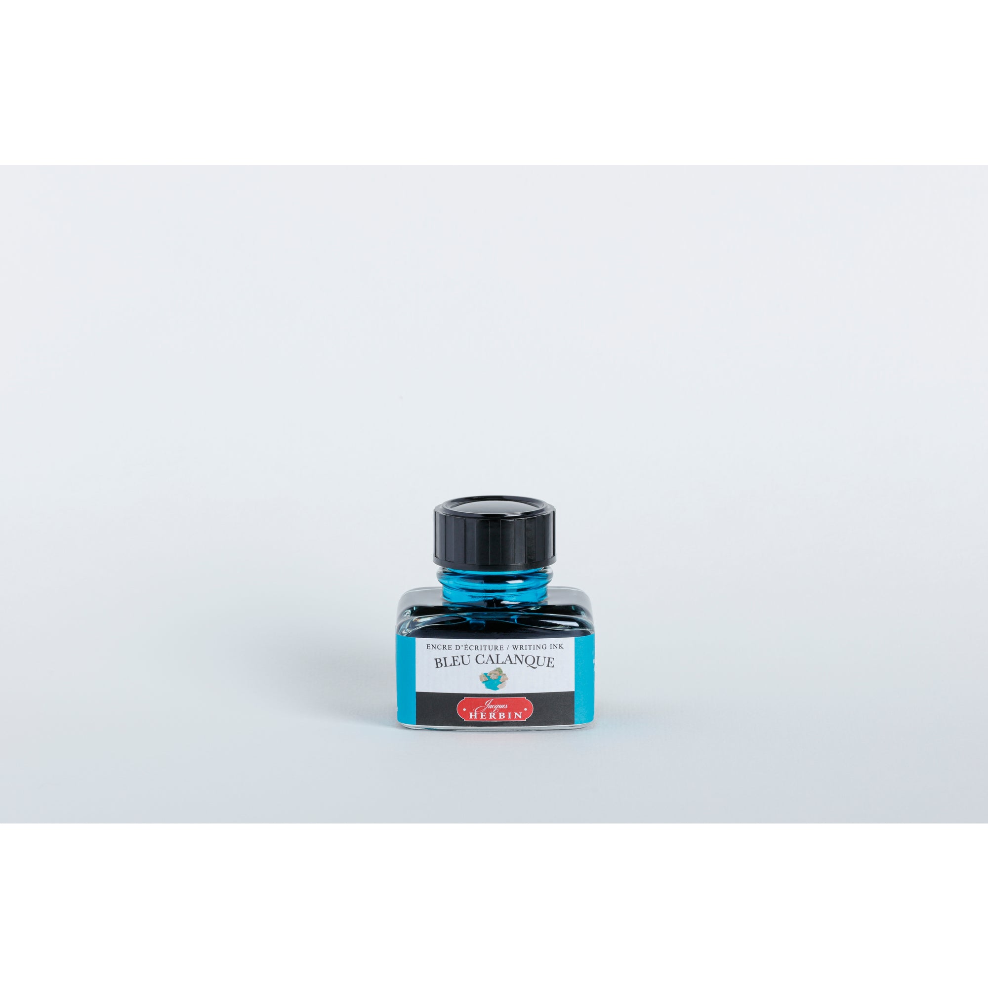 Jacques Herbin La Perle des Encres Writing Ink 30 mL Bleu Calanque (Cove Blue)