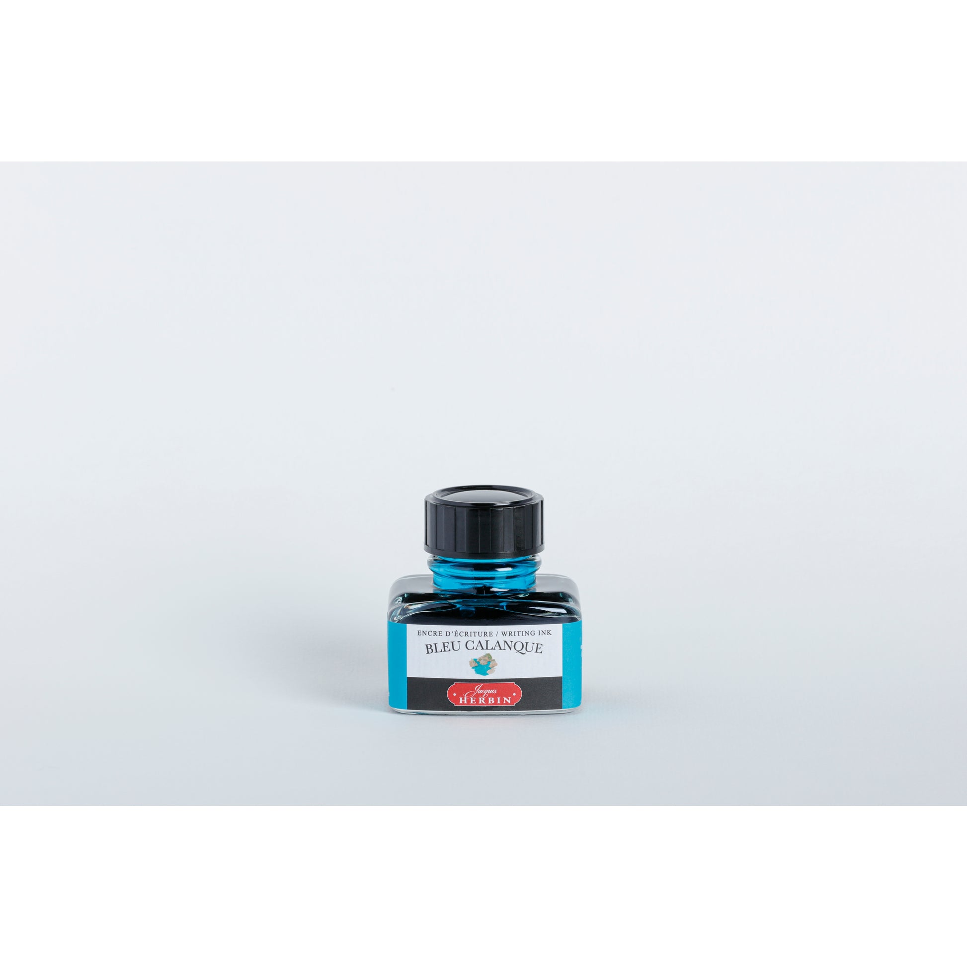 Jacques Herbin La Perle des Encres Writing Ink 30 mL Bleu Calanque (Cove Blue)