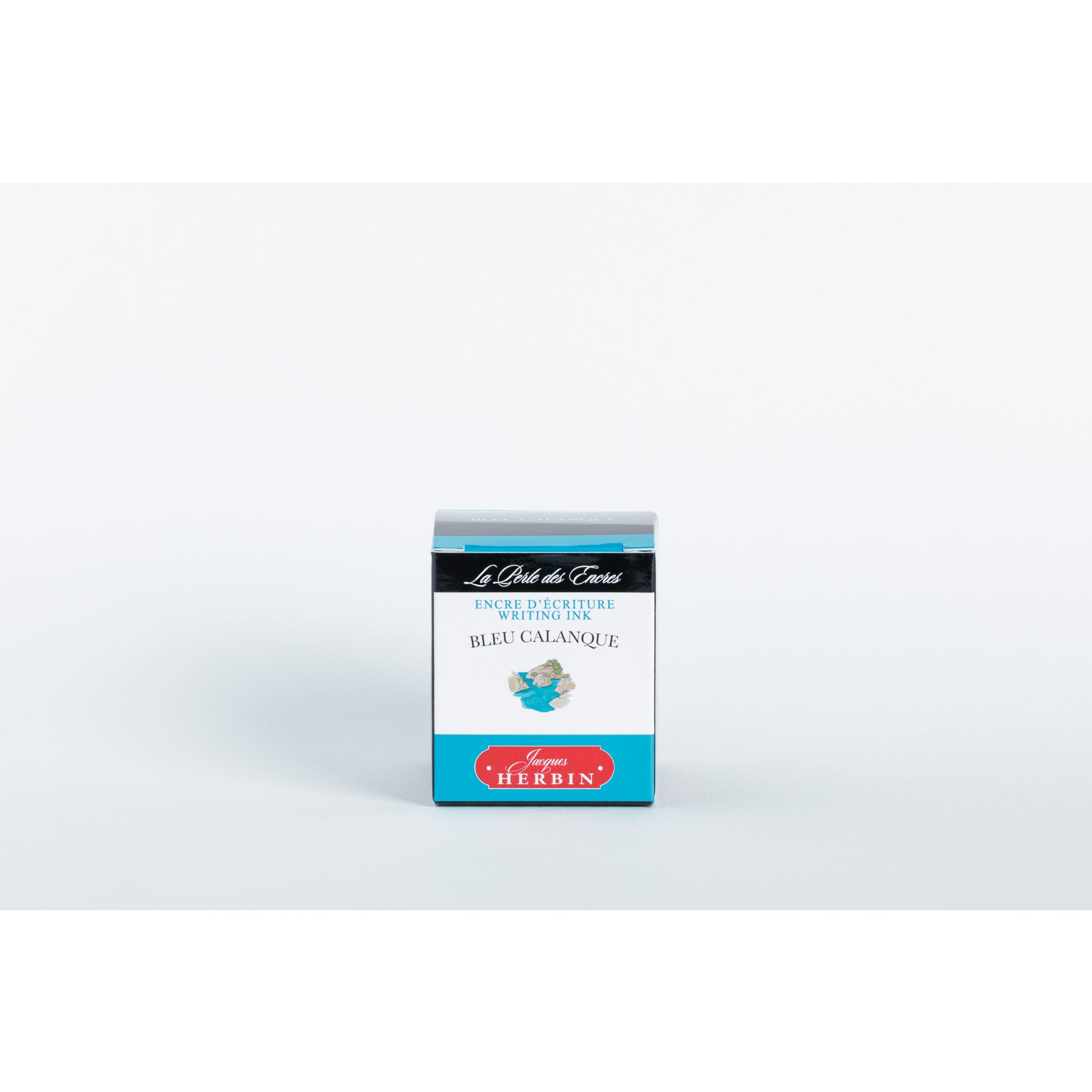 La Perle des Encres Writing Ink 30 mL Bleu Calanque (Cove Blue)