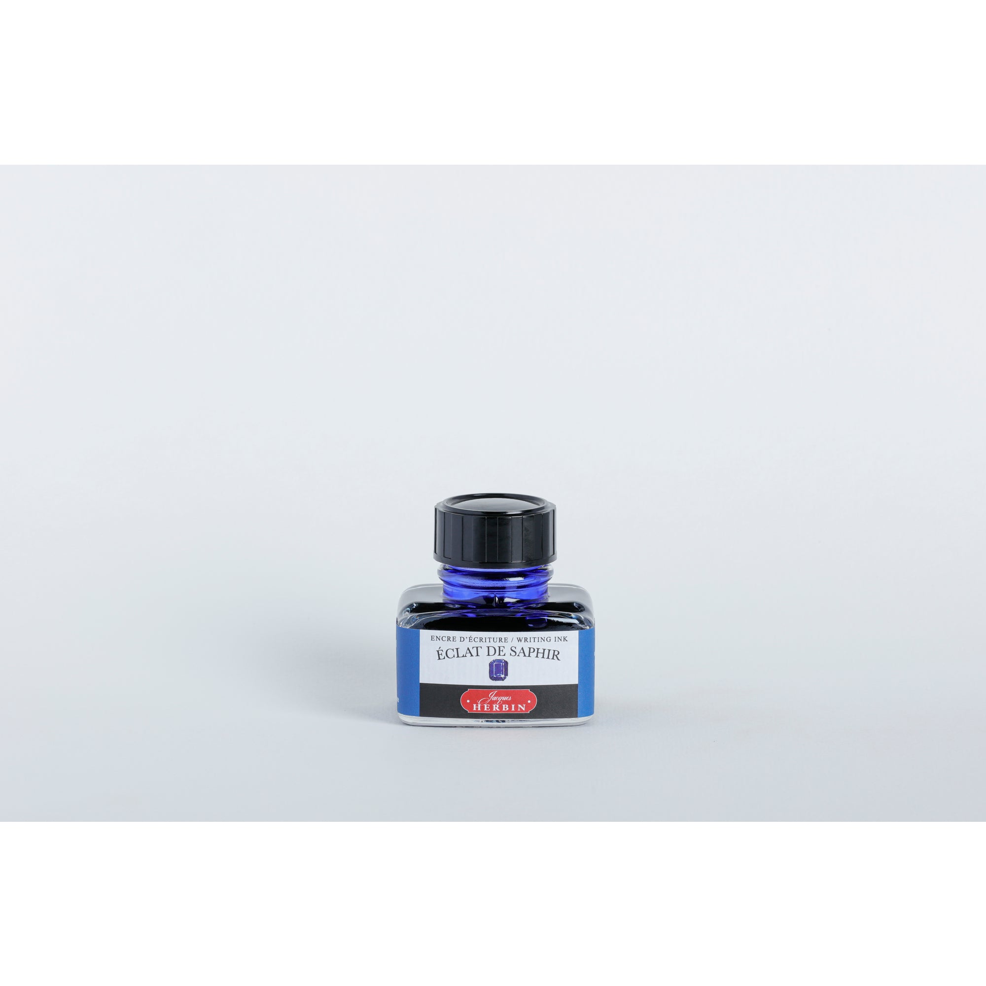 Jacques Herbin La Perle des Encres Writing Ink 30 mL Eclat de Saphir (Sapphire Blue)