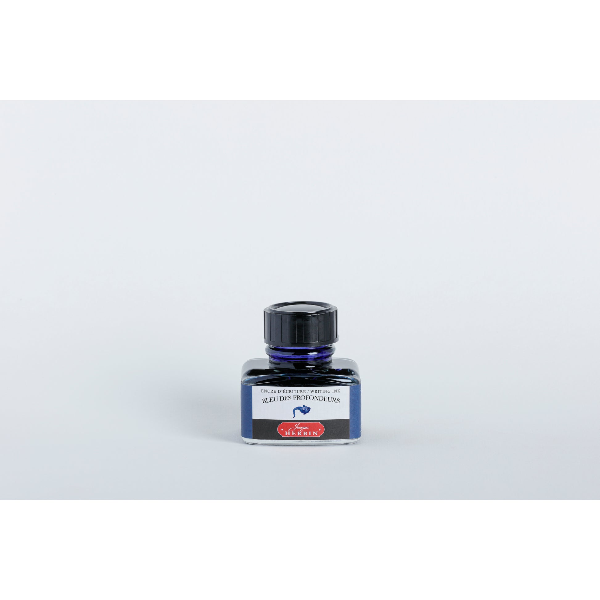 Jacques Herbin La Perle des Encres Writing Ink 30 mL Bleu des Profondeurs (Deep Blue)