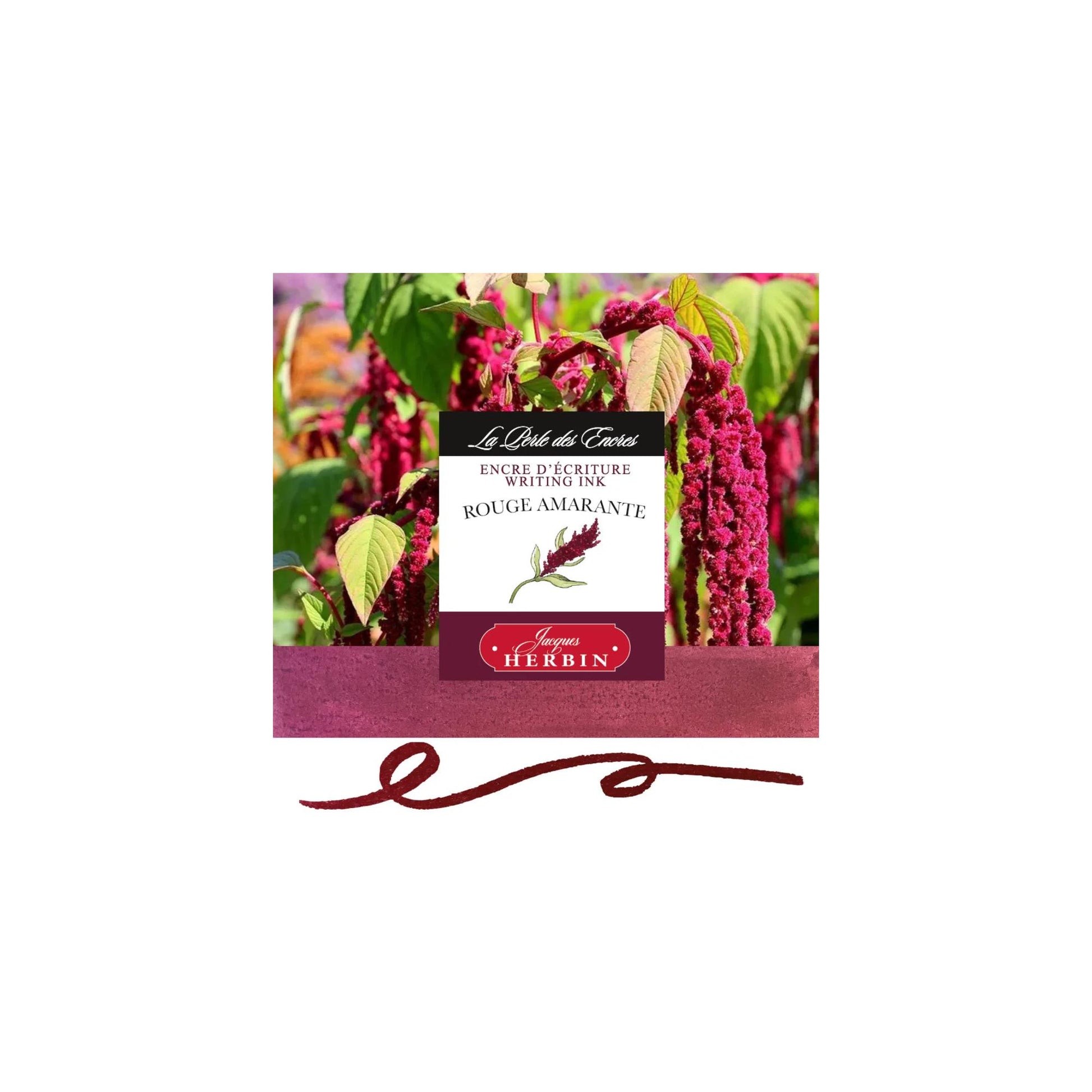 La Perle des Encres Writing Ink 30 mL Rouge Amarante (Amaranth Red)