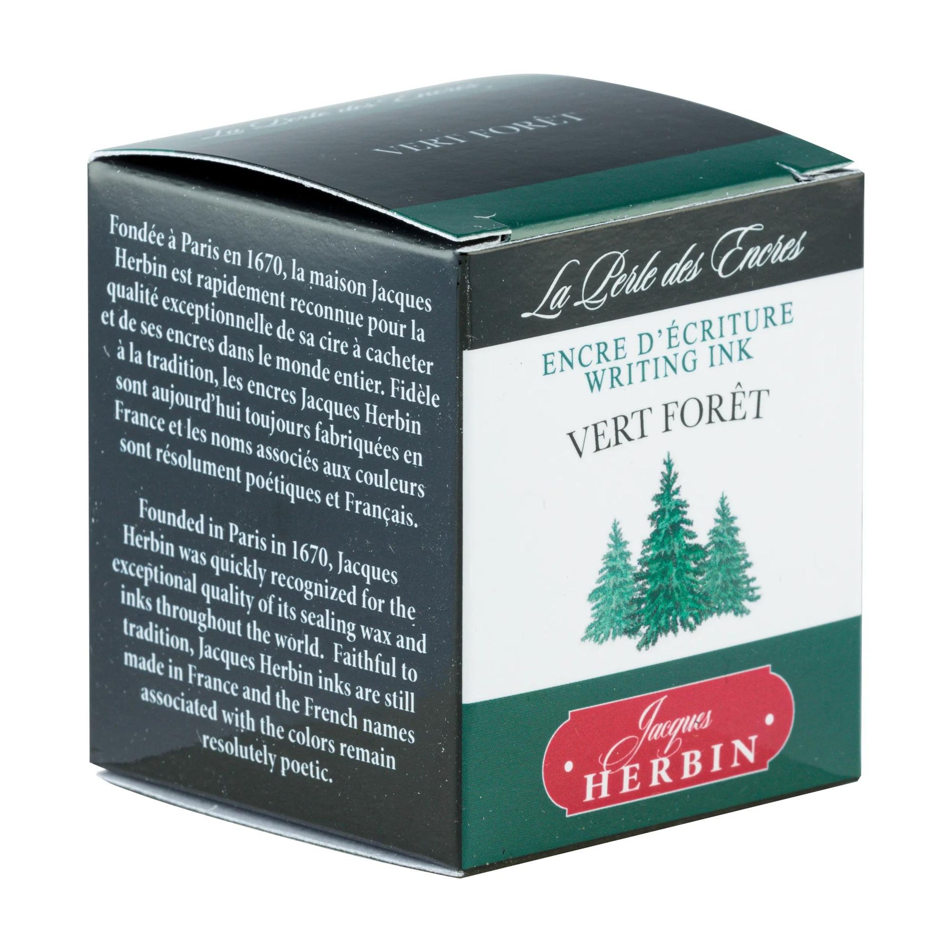 La Perle des Encres Writing Ink 30 mL Vert Foret (Forest Green)